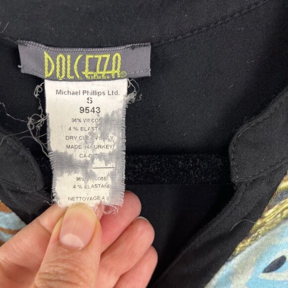 Dolcezza Artsy Henley Top in Womens Size S - Picture 4 of 8